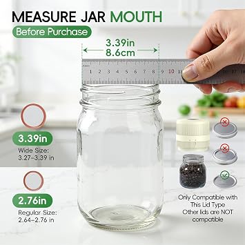 Mason Jar Vacuum Sealer Kit, Electric Sealer for Wide and Regular Mouth Mason Lids, Canning Vacuum Sealer Mason Jar, Automatic Vacuum Sealer Machine for Food Storage (Beige)