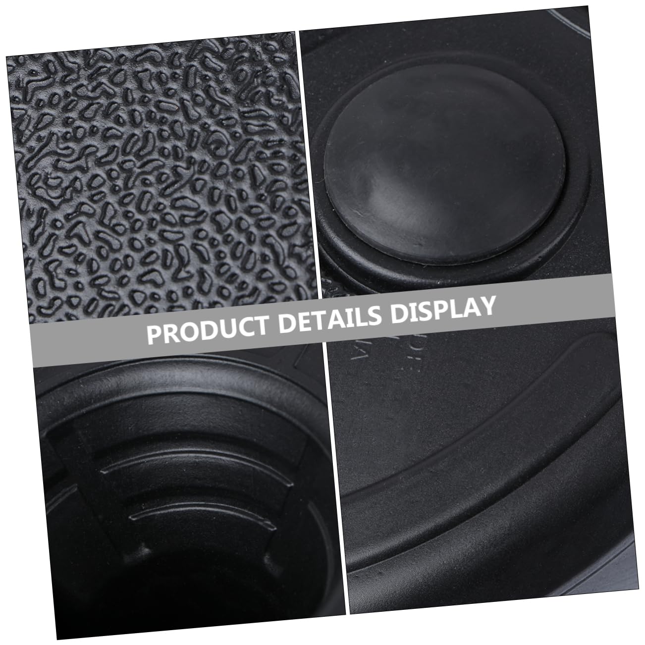 YARNOW Support de Parasol Extérieur Noir en Plastique, Base Étanche