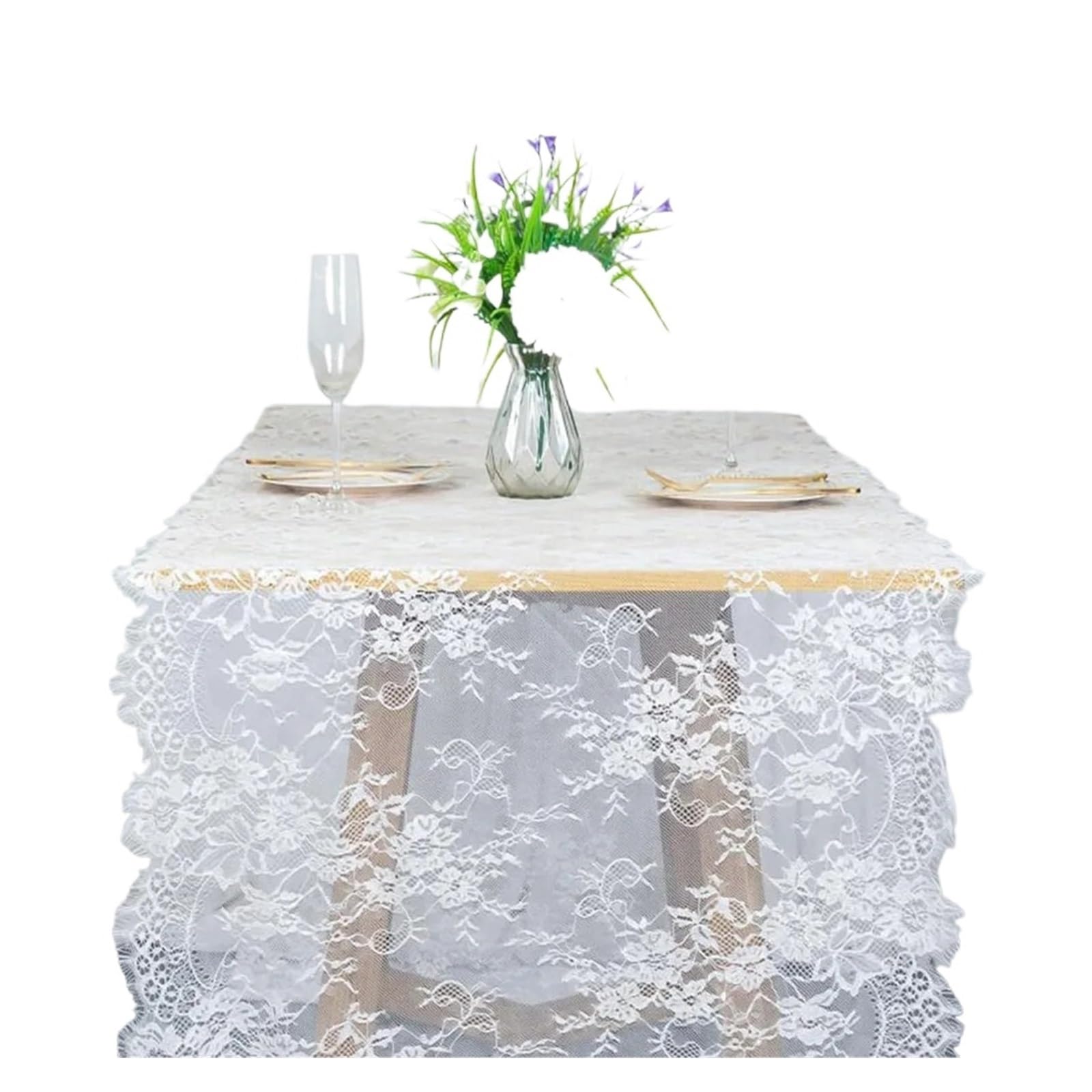 Chiffon Table Runner Table Runners For Rustic Chic Wedding Reception Decor, Bridal Shower Brithday Party
