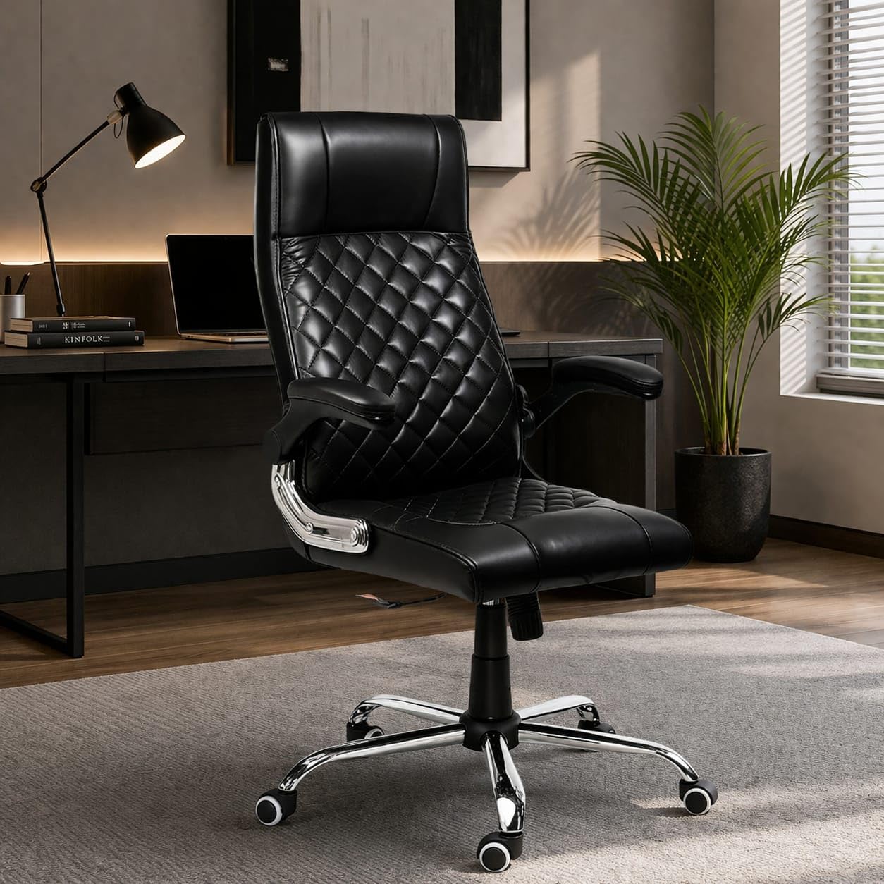 WOODBERRY MFG CO Lumania Office Chair for Work | 2-Years Warranty | Boss Chair for Office, Ergonomic Executive Chair, Cush... - Review, Price and Buying Guide