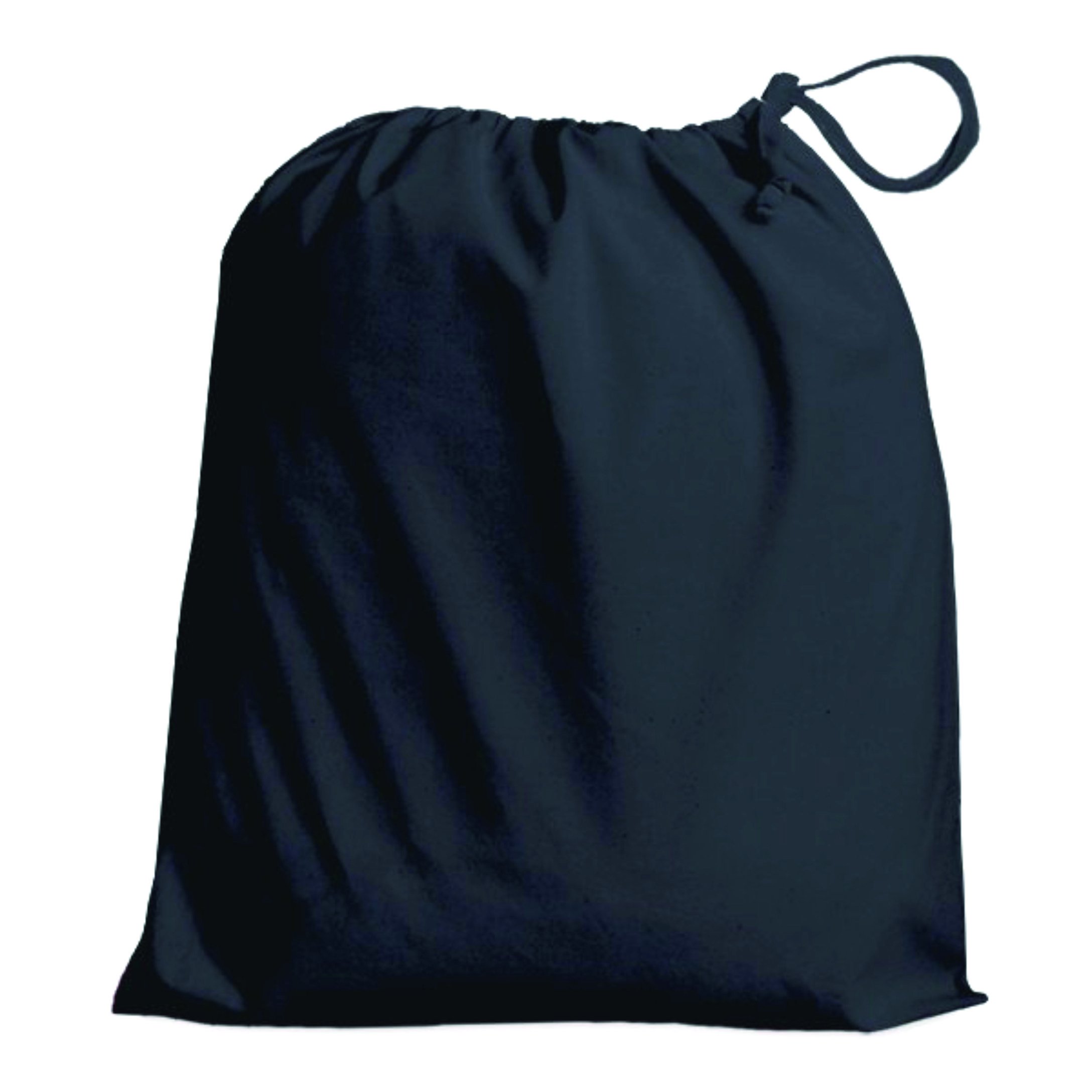 B&A Unisex Black Drawstring Bags (20Cm X 24Cm) *