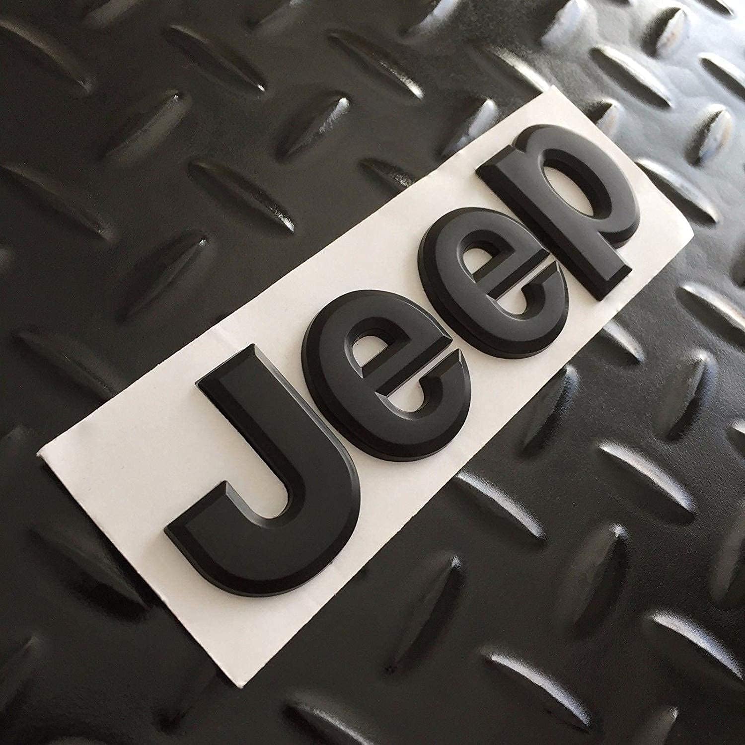 THE ADVENTURE GARAGE 3D Laxury Letters Metal Logo Emblem Sticker for Thar Modified Car (Black)