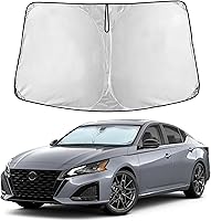 Vista 353 de EcoNour Parasol para parabrisas de camiones con bolsillo de almacenamiento Parasol reflectante de material 240T para protección contra rayos UV