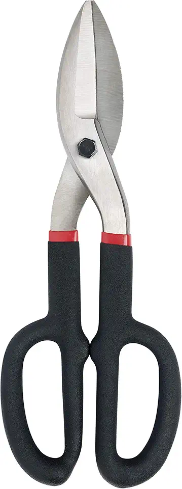 EDA Tesoura Para Chapa Tipo Americana 12' Cabo Plastificado Profissional Eda