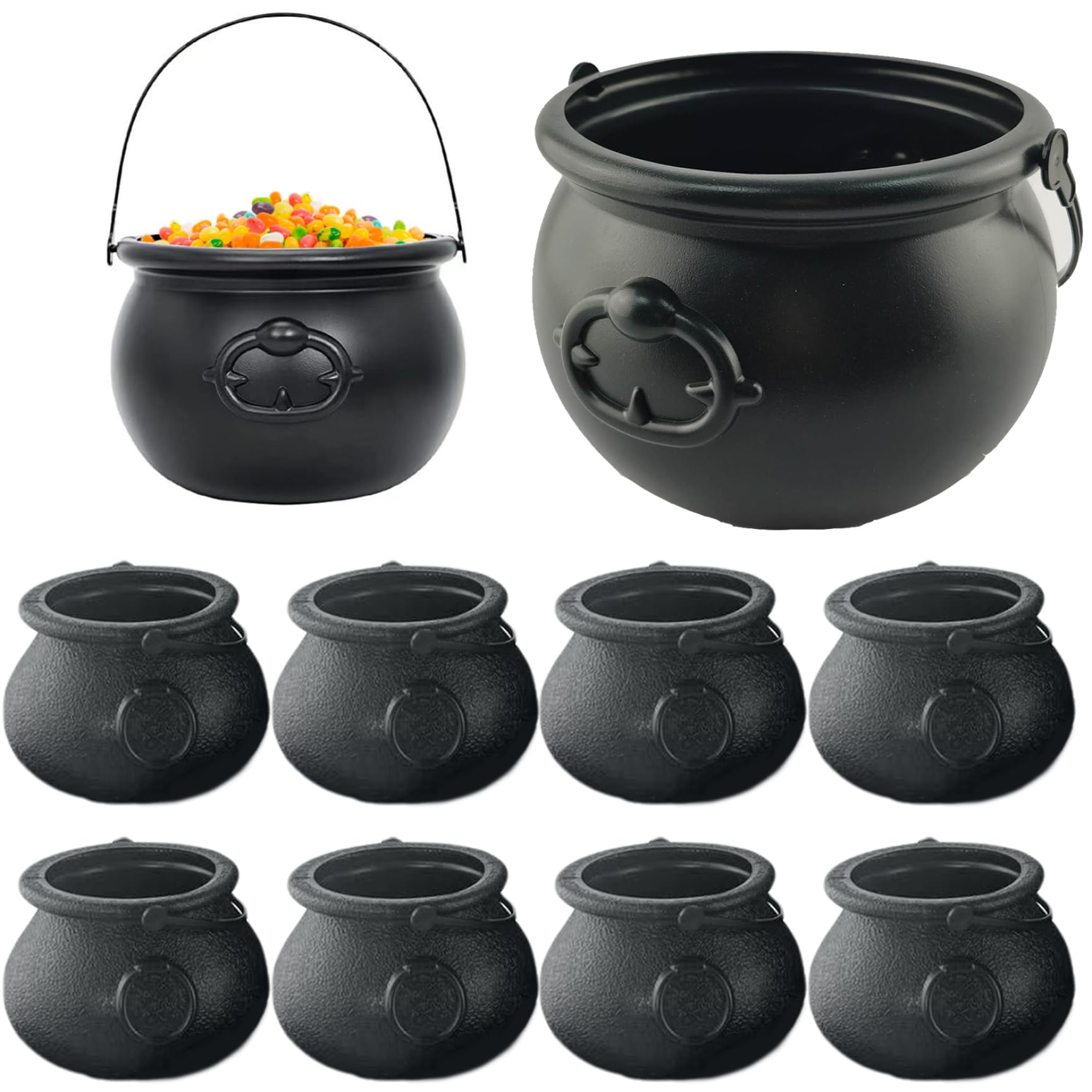 Calderos para chuches de Halloween que evitan roturas y decoran tu fiesta infantil