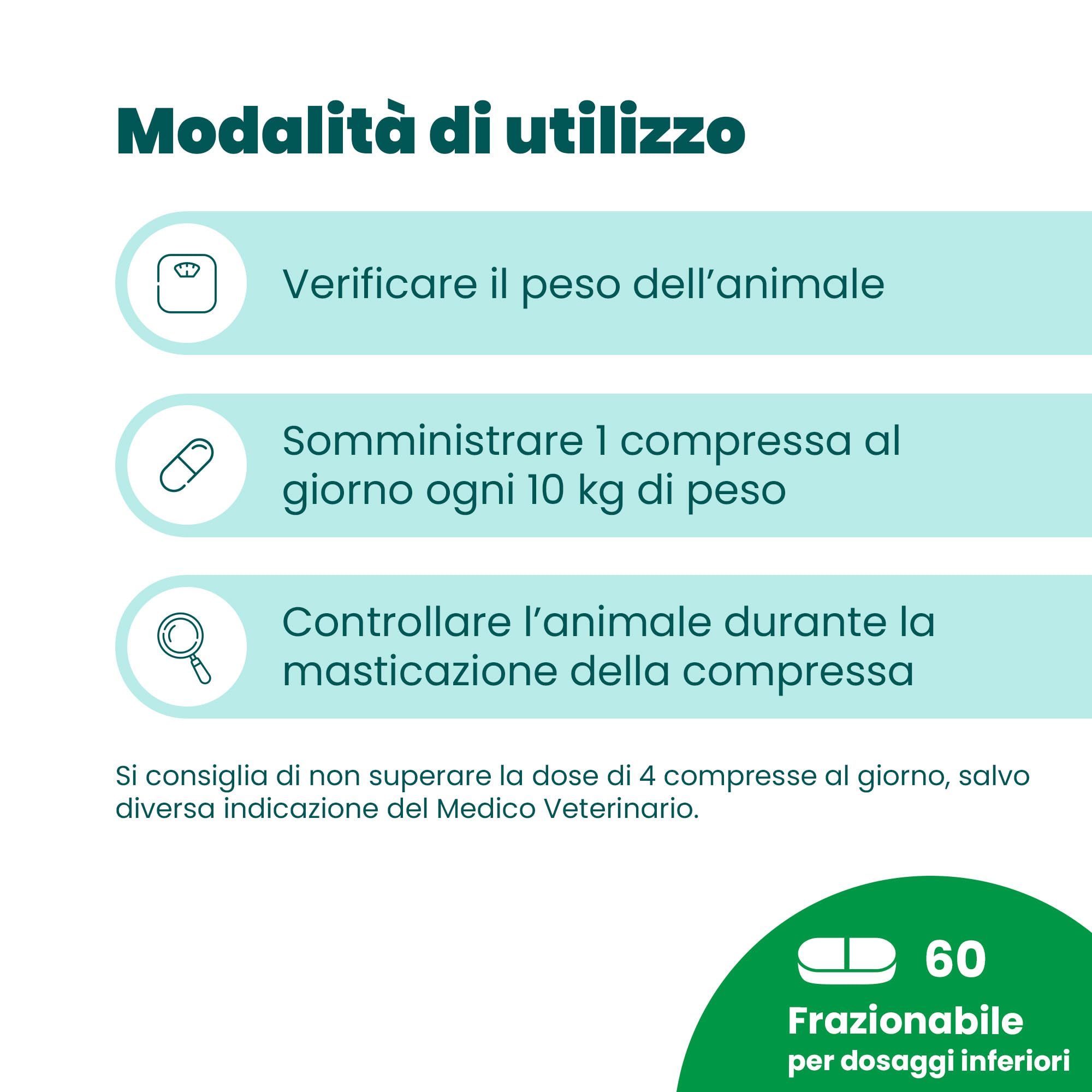 CAMON | Condrosalus Compresse, Alimento Complementare per Cani e Gatti per il Benessere delle Articolazioni, Previene Fenomeni Artrosici, 60 cpr