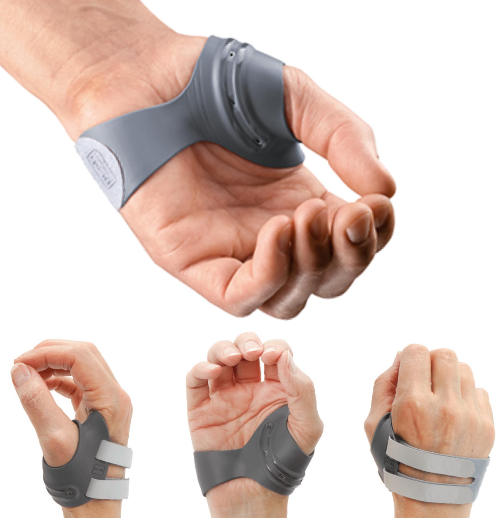 MetaGrip CMC Thumb Brace for Arthritis Pain Relief | Thumb Stabilizer & Support for CMC Joint Osteoarthritis Pain | Adjustable & Comfortable (Left Hand, Medium)