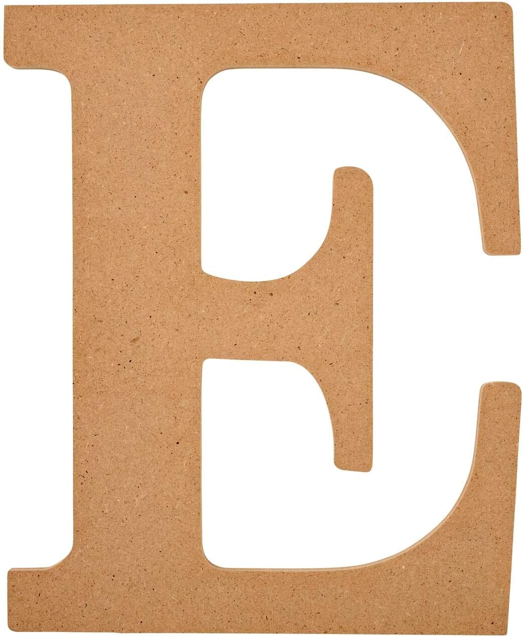 Plaid Unfinished Wood Letter, 8" Wooden Surface Perfect for DIY Arts and Crafts Projects, 63584