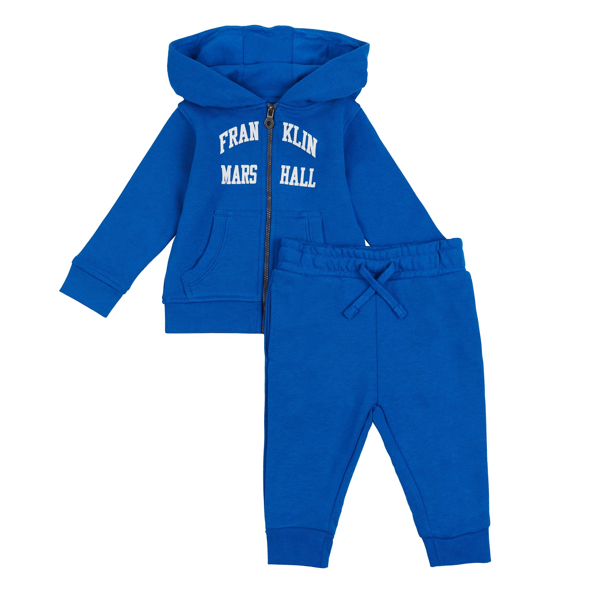 Franklin & MarshallFRANKLIN MARSHALL Newborn FMS0501791 Franklin & Marshall Vintage Arch Zip Hoodie And Jogger Toddler Set - Nautical Blue