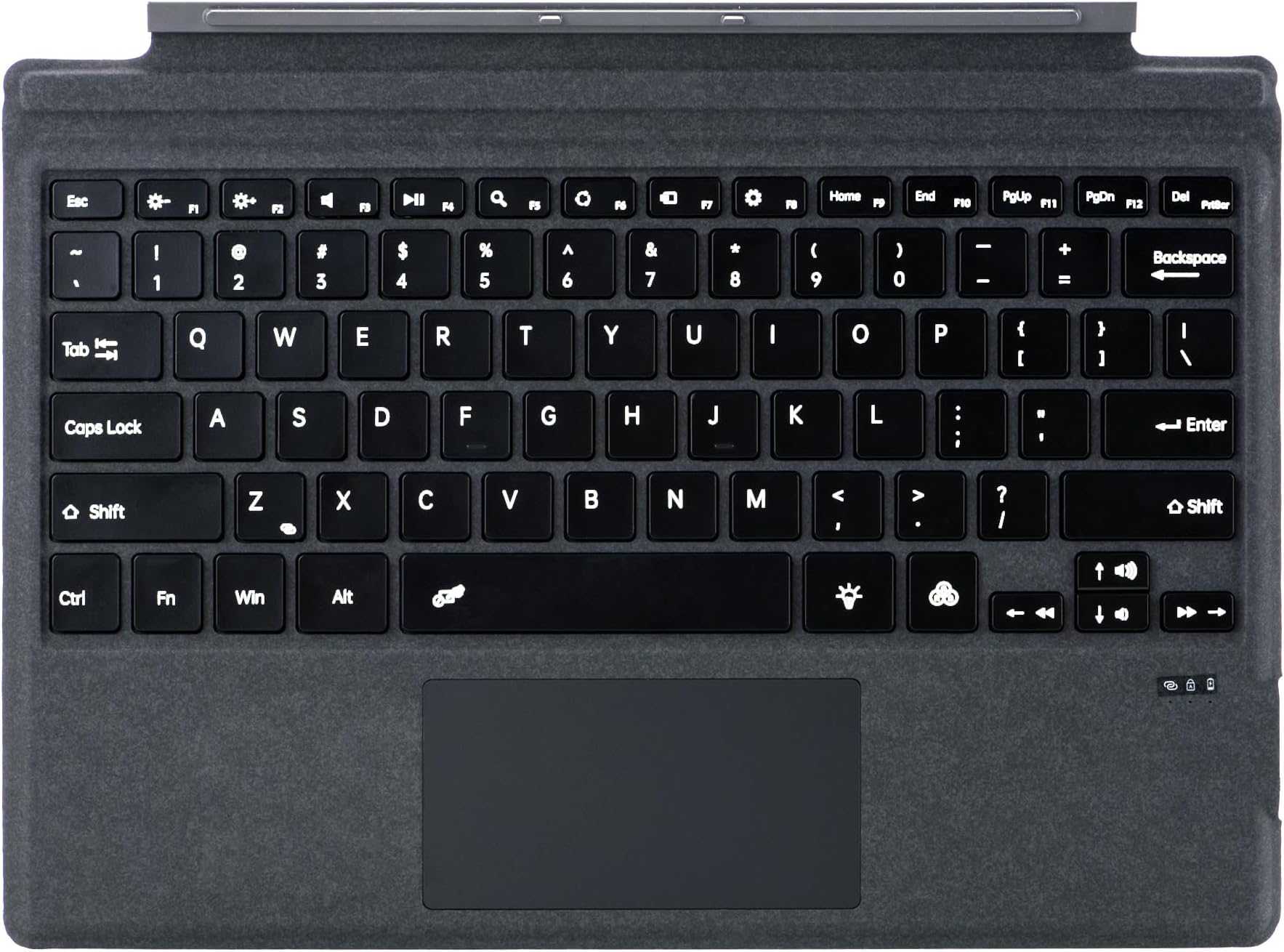 Type Cover for Microsoft Surface Pro 7 Plus/Pro 7 / Pro 6 / Pro 5 / Pro 4 / Pro 3, 12.3 inch, Ultra-Slim Wireless Tablet Keyboard with Multi Touchpad Bluetooch