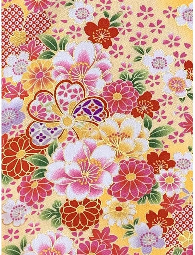 七五三 女の子着物 三ツ身着物 正絹 華やかピンク 可愛い手毬柄 桜 鼓