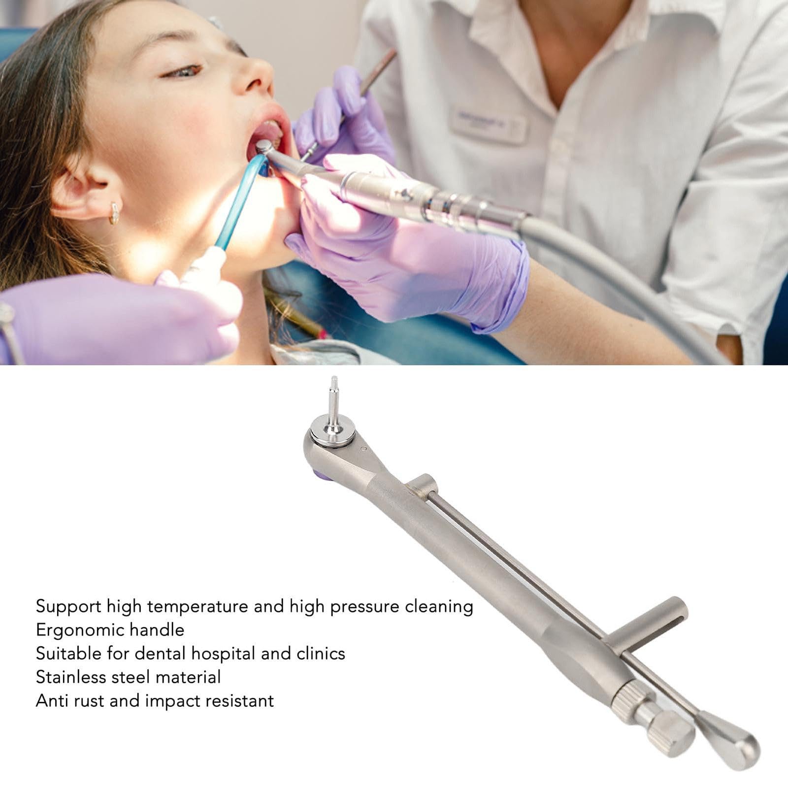 Kit di Strumenti dentali universali per Chiavi dinamometriche in Acciaio Inossidabile per Vari sistemi implantari - Impugnatura ergonomica Antiscivolo