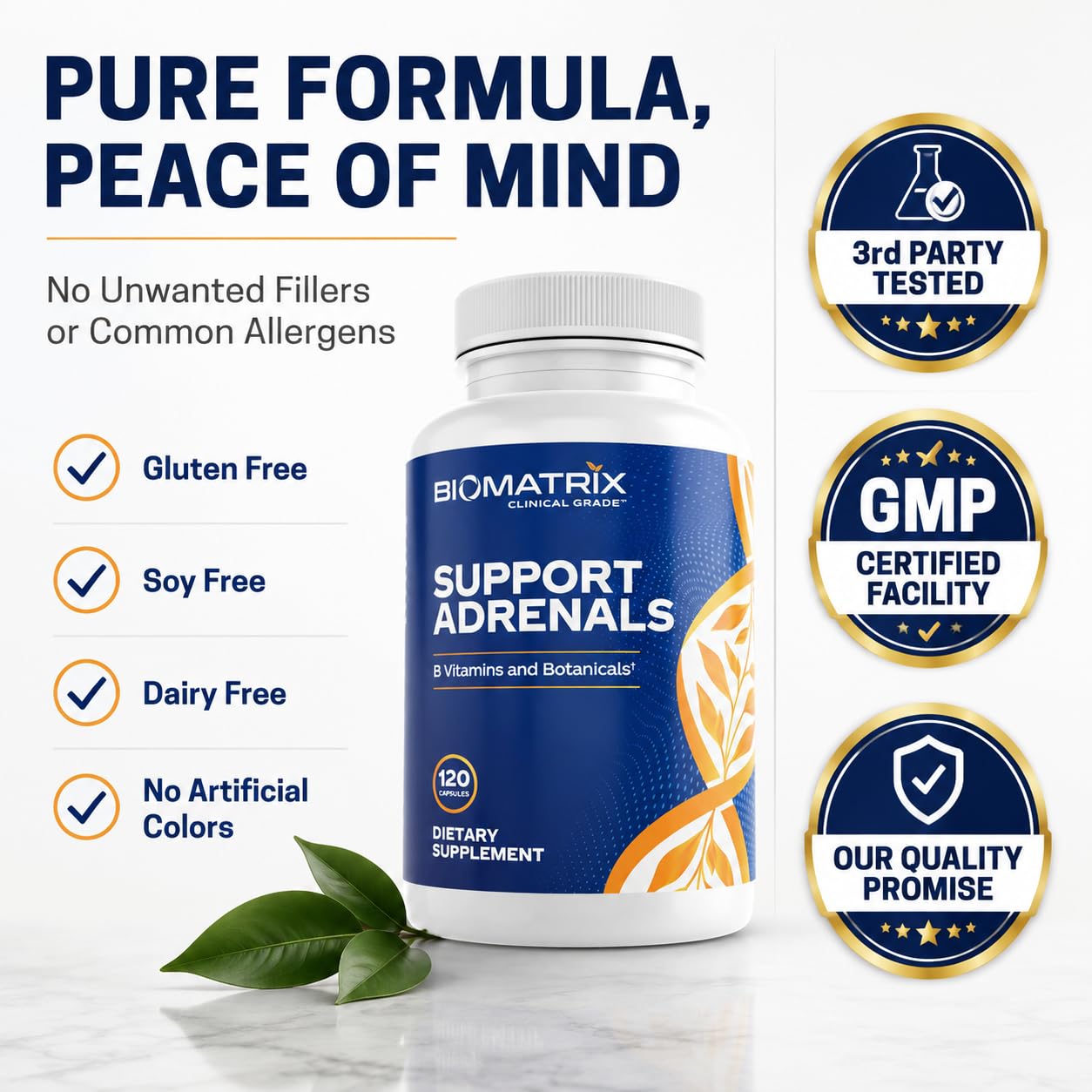 BioMatrix Adrenal Fatigue Supplement, Cortisol Manager, B Vitamins & DHEA — Amazon image 8