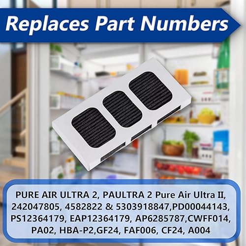 Miniatura 3 de Filtro de aire de repuesto para Frigidaire Pureair Ultra 2, Pure Air Ultra 2, Pureair Ultra II, filtro de aire de repuesto para Electrolux