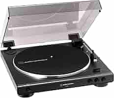 audio−technica AT-PL300 WH レコードプレーヤー　動作確 Amazon | audio-technica ステレオターンテーブルシステム