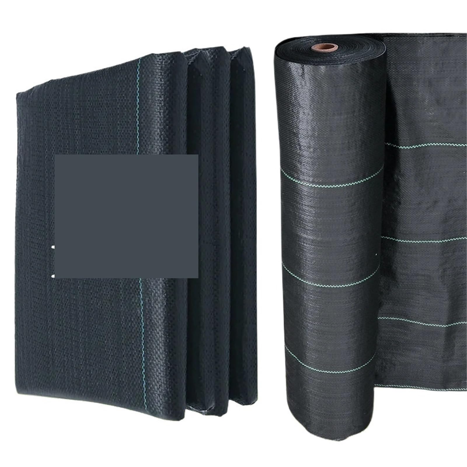 Manta Antihierbas Tela de cubierta suelo barrera contra malezas duradera PE | Paño de césped duradero y estera de mantillo for huerto, agricultura, jardinería, paisaje(Length-10M,Width-2M)