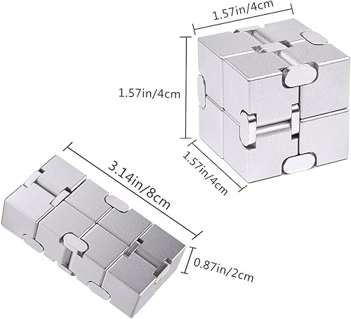 Miniatura 4 de JOEYANK 1123 - Cubo de juguete con dedo infinito para aliviar el estrés y la ansiedad  Adhd ultra duradero
