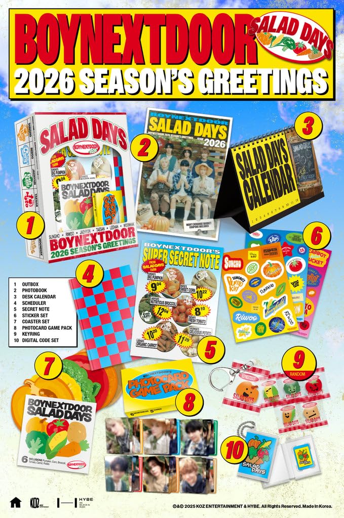 Amazon.co.jp: ボーイネクストドア BOYNEXTDOOR 2026 Season's