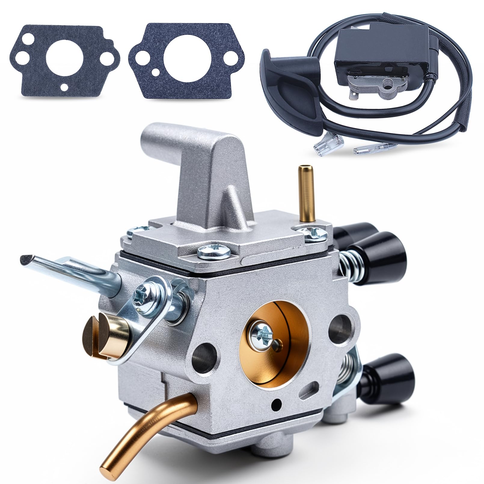 Zestaw cewki zapłonowej gaźnika, do kosiarki Stihl Fs120, Fs200, Fs250, Fs300, Fs350, 4134 120 0603, 41341200604, 41344001301