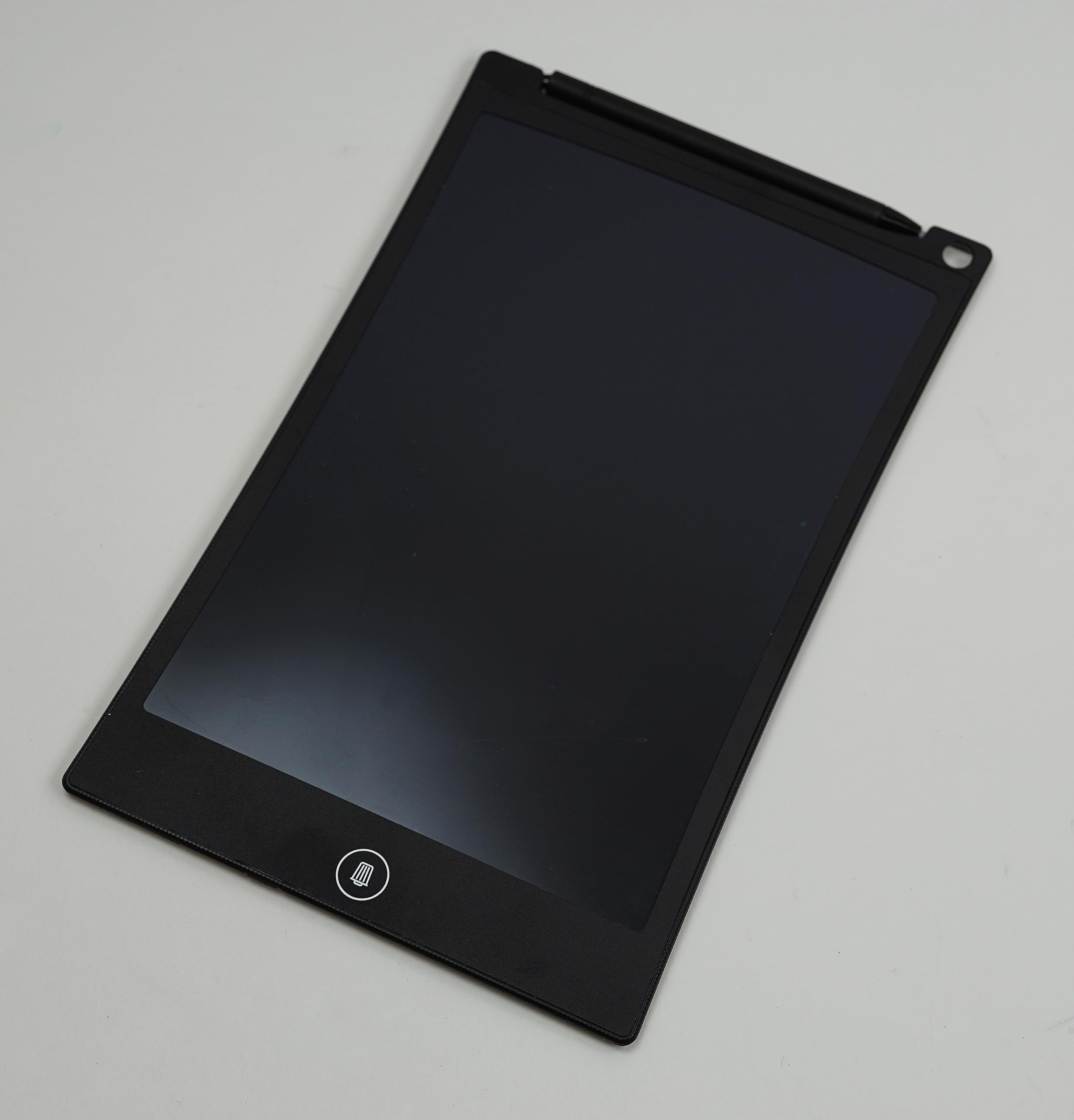 TimeTEX - Pizarra Digital SD | Pizarra Digital para Escribir – Ayuda a Aprender a Escribir. Ideal también para alérgicos a la Tiza | Contenido: Pizarra electrónica con Pantalla Negra