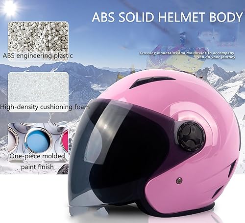 Miniatura 4 de Casco Bluetooth para motocicleta 34, casco retro abierto con visera solar, casco de moto Jet para hombres y mujeres adultos, casco aprobado por DOT
