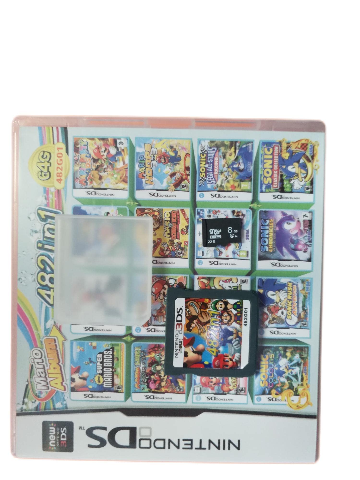 Amazon.co.jp: 482 in 1 ゲームカード スーパーゲームコンボ