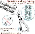 Dog Tie Out Cable Chew Proof, Long Dog Leash 30FT, Dog Runner for Yard Heavy Duty, Dog Chains for Outside, Sturdy Long Line Lead for Dogs Training Outdoor in Yard or Camping