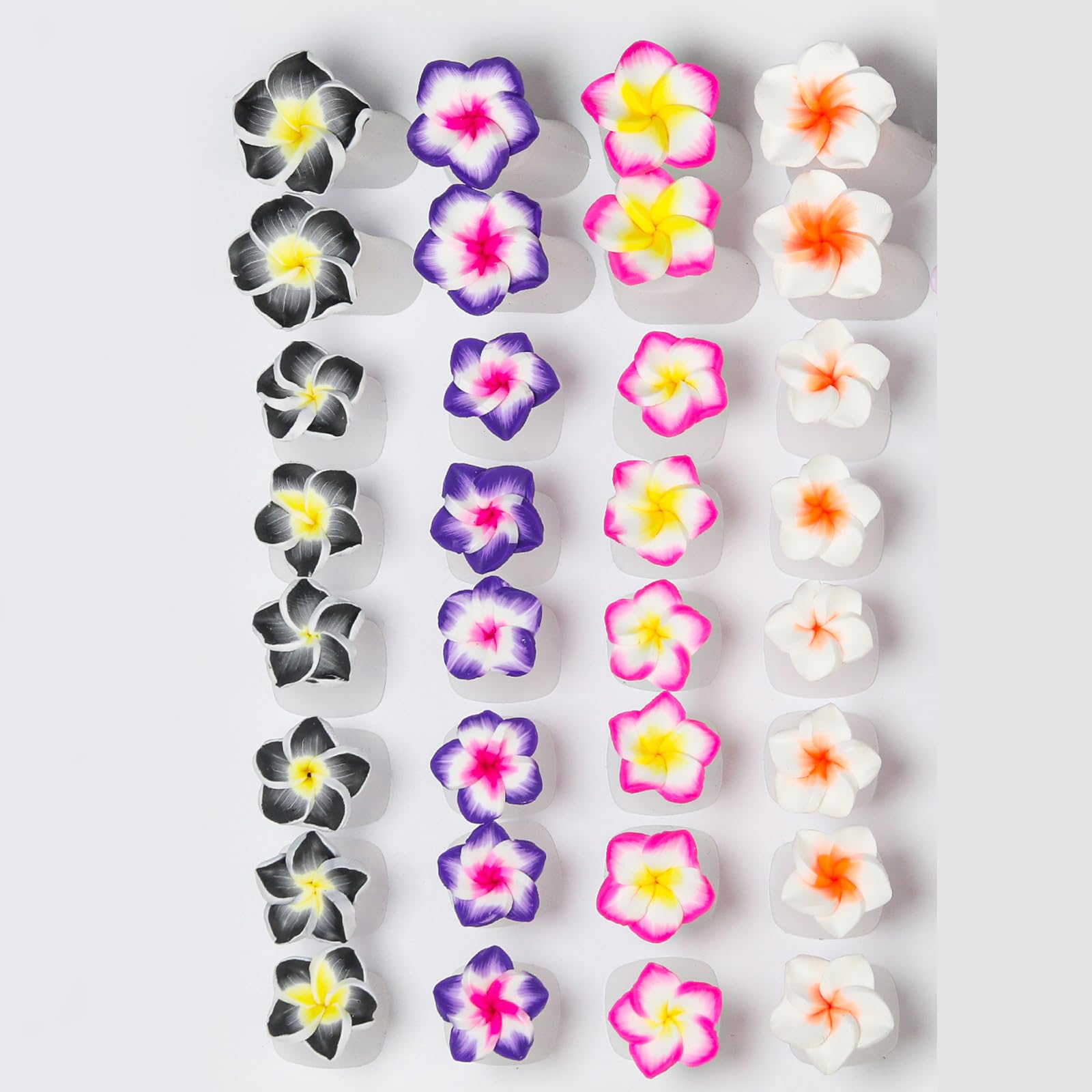 32Pcs 3D Flower Nail Polish Toe Separators, Silicone Nail Finger Spacers, Toe Separators for Pedicure and Nail Art, Relaxing Toe and Finger Separators, Foot Care and Nail Art Tools