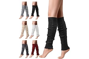 Cozy Essentials for Winter: 6 Pairs of Women's Leg Warmers