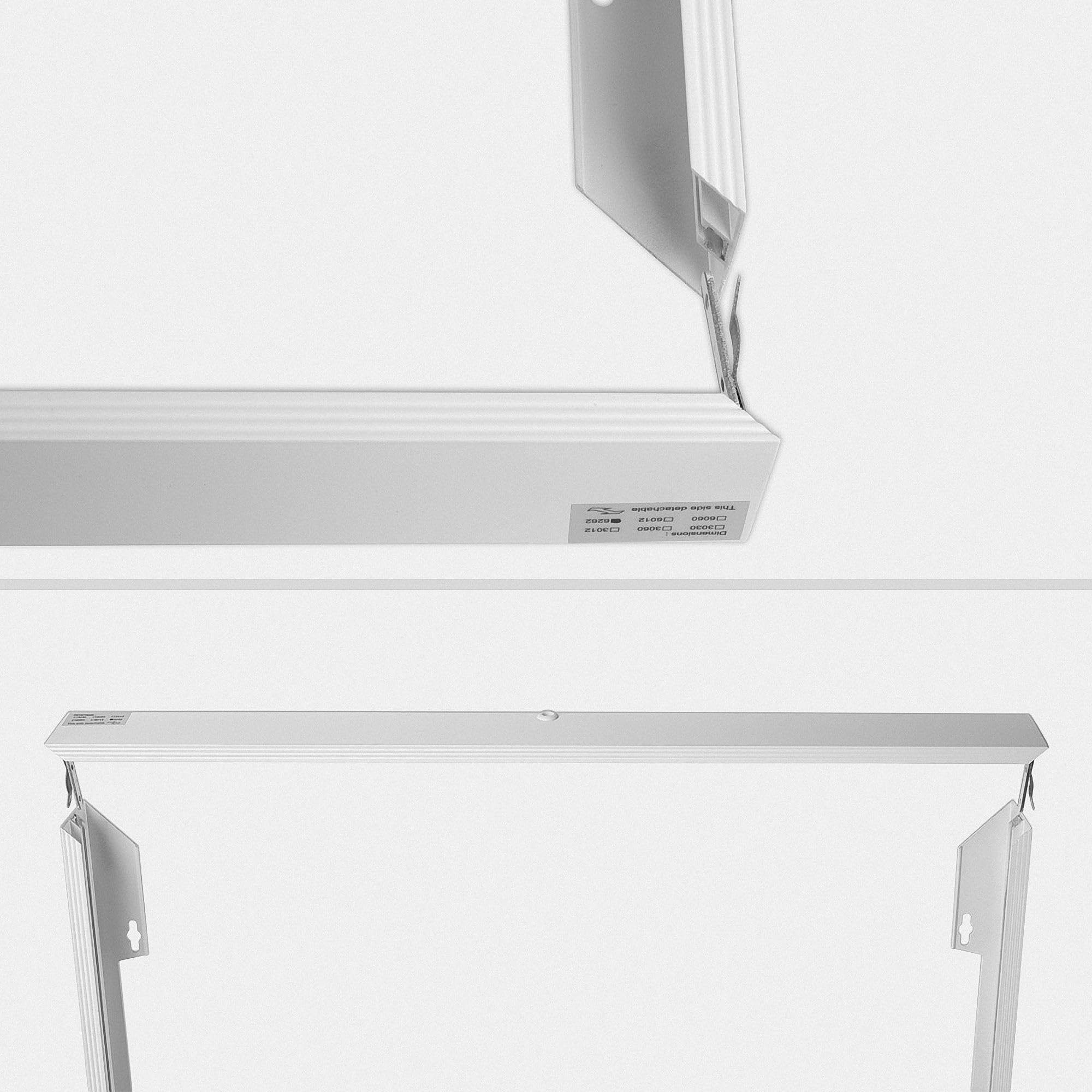 Aufputzrahmen W1062-2 für 62x62 LED PANEL Aufbau Anbau