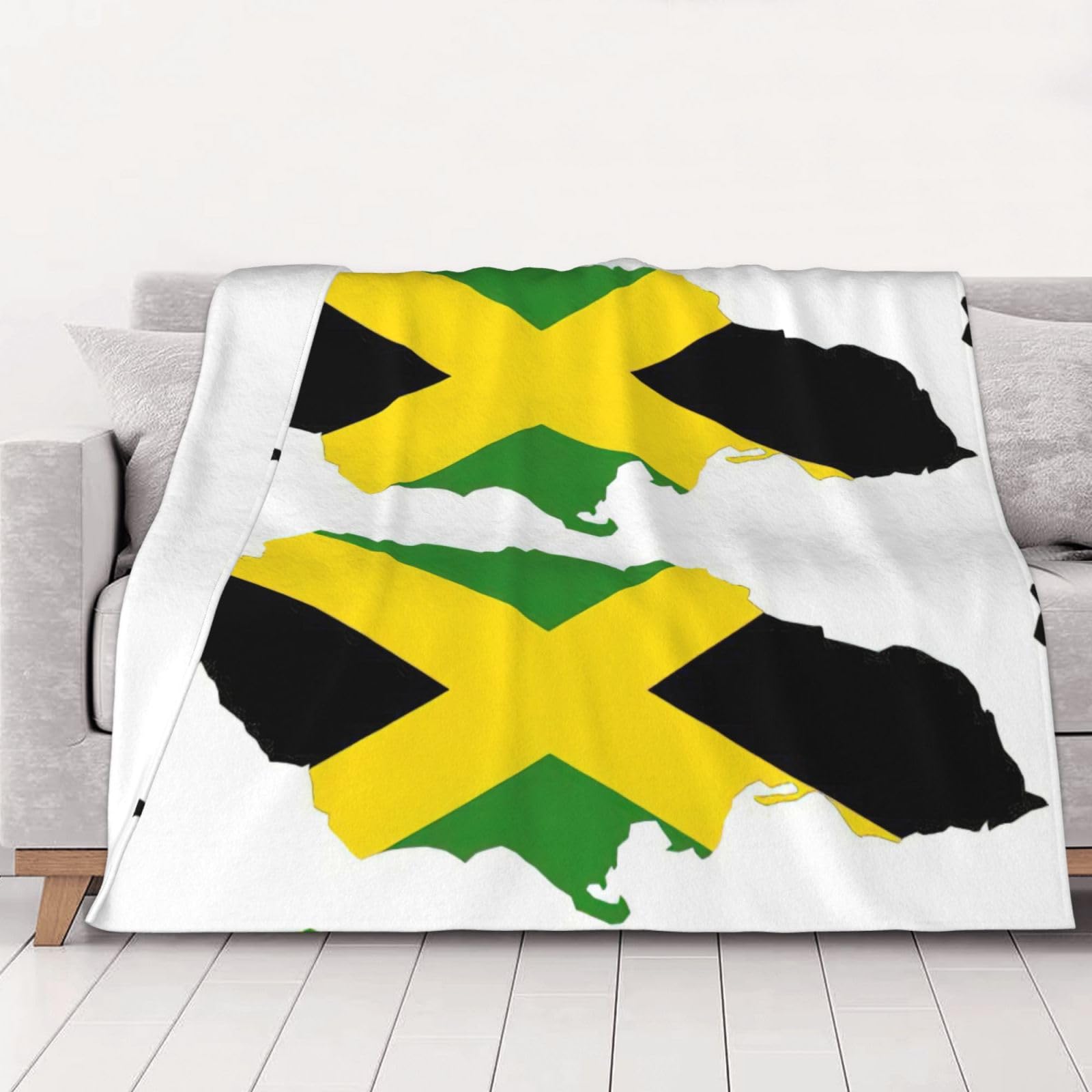 Couverture flanelle Jamaïque idée cadeau originale pour anniversaire et passionnés