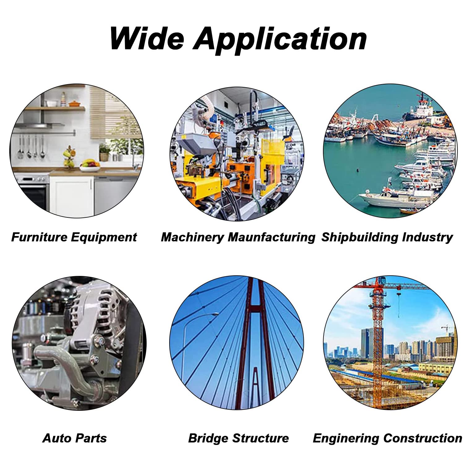 ステンレススチールダボピン50個 - 直径6mm、長さ6-12mm 木工プロジェクト用シェルフサポートロッド(長さ8mm)