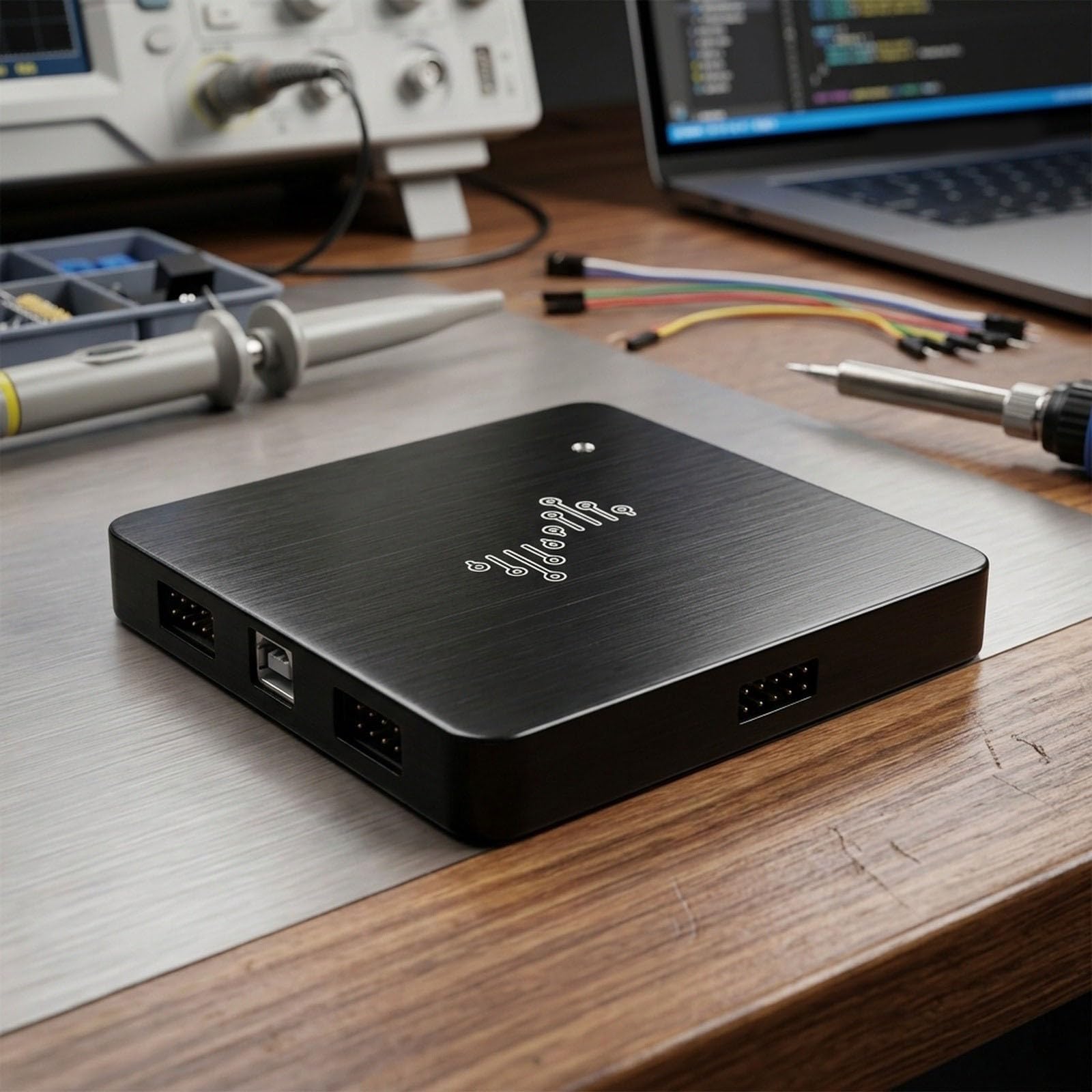 Dslogic U2basic Logikanalysator, 16 Kanäle, 400 MHz, Abtastrate, digitaler Signaltester mit Protokolldekodierung für eingebettete Entwicklung, Schwarz