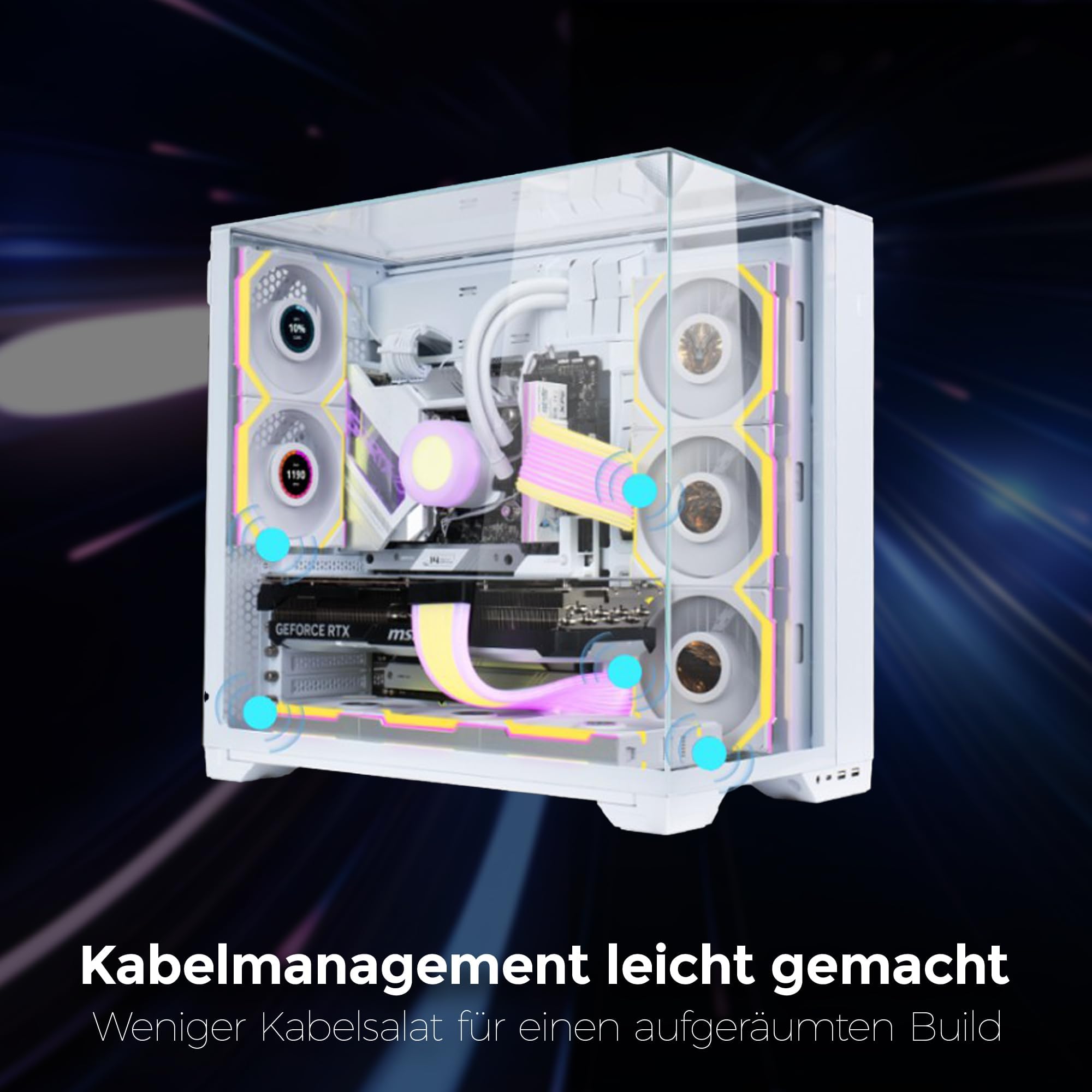 Amazon.co.jp: LIANLI 120mm ARGBケースファン UNI FAN TL LCD