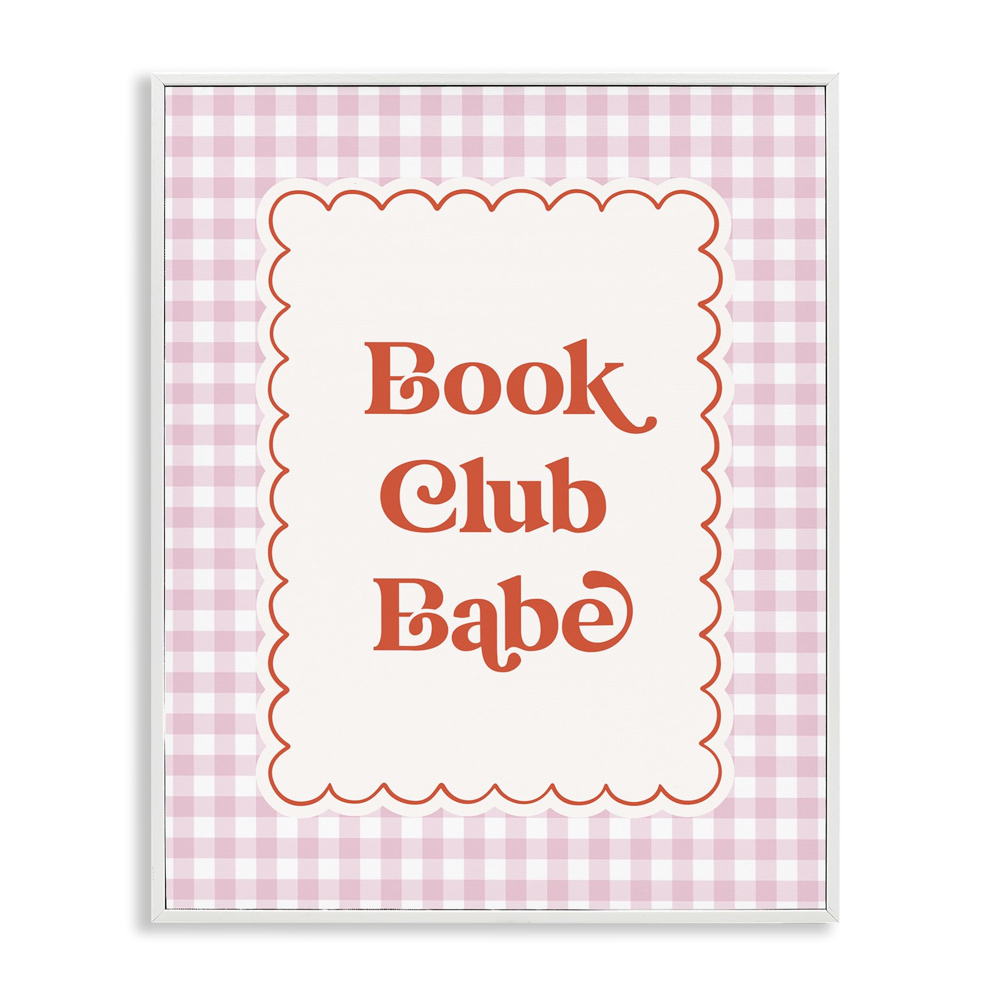 Cadre déco Book Club Babe Nadia Hassan pour exprimer votre amour des livres