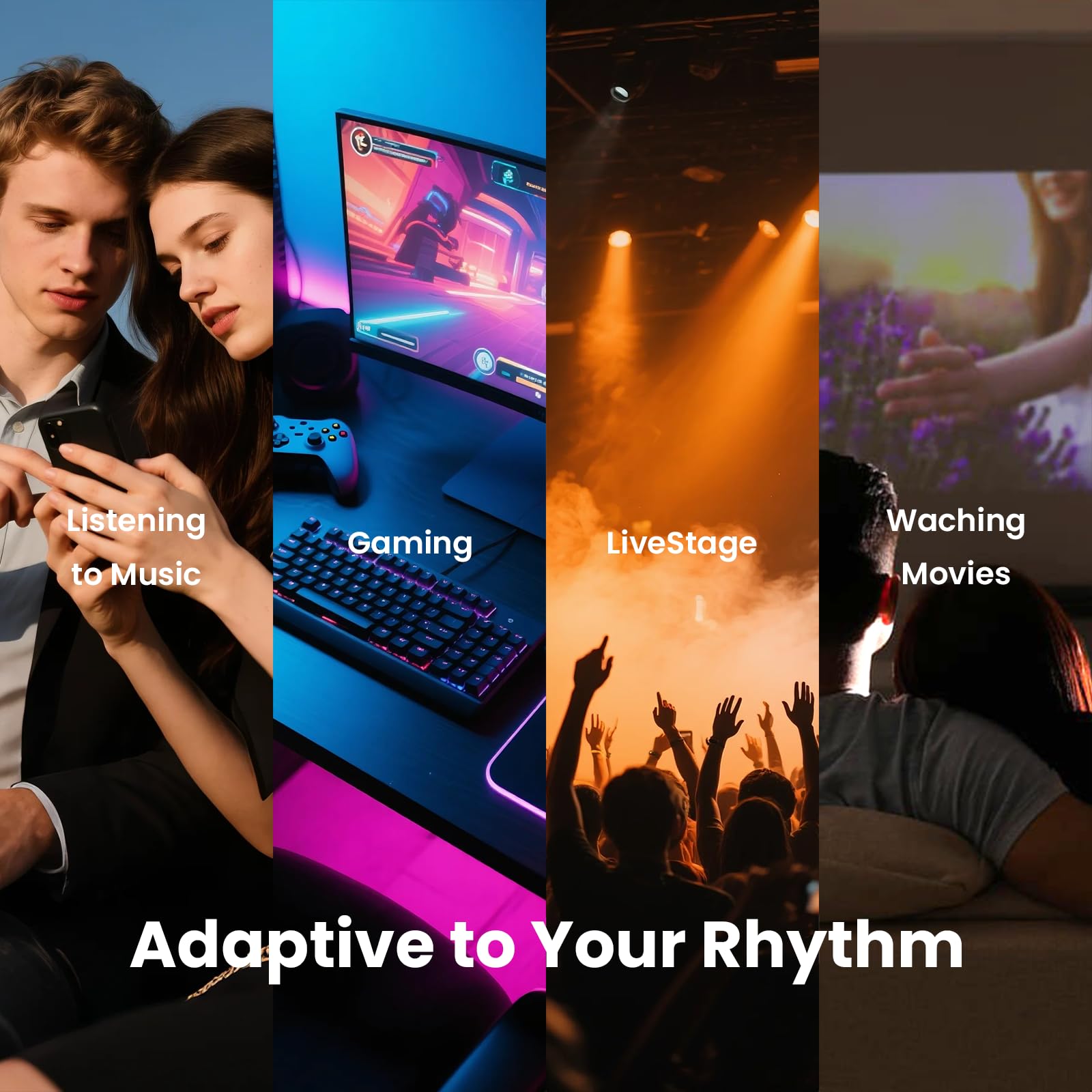 BASN BmasterX In-Ear-Audio-Monitor, Hybrid-IEM-Kopfhörer mit 6 Treibern, kristallklarem Klang, abnehmbares Kabel, Plus Tragetasche und Fit-Kit für Musiker, Bühne, Studio (3,5 mm/4,4 mm Klinke, blau | Kristallklarer Klang, abnehmbares Kabel, Tragetasche, f