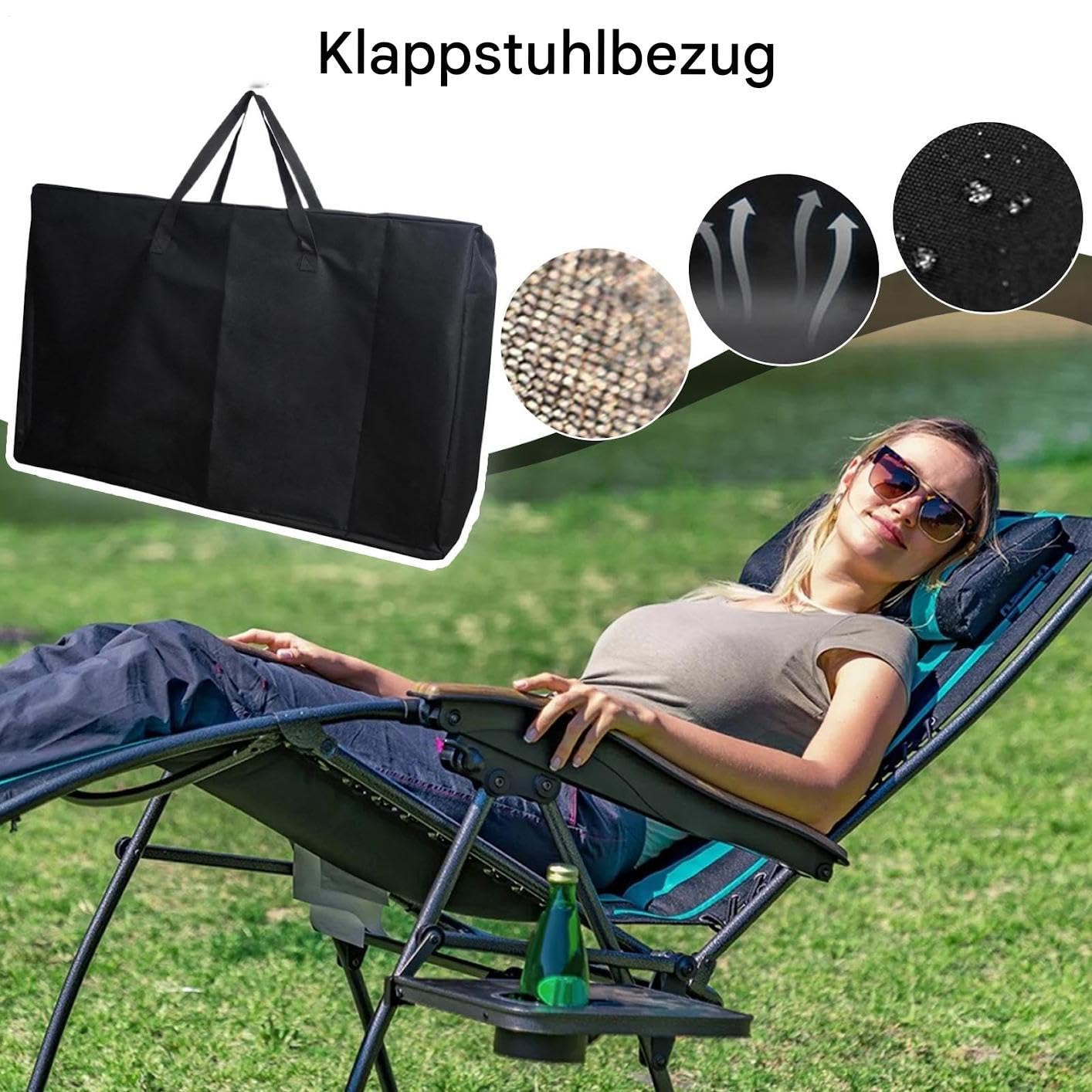 Torba Do Składanego Krzesła Wielofunkcyjny Organizer Na Leżak