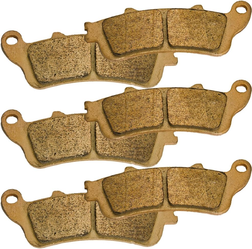 Front and Rear Sintered Brake Pads replacement for Honda CBR 1100 Xx Blackbird 1997 1998 1999 2000 2001 2002 2003 2004 2005