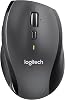 ماوس Logitech M705 Marathon اللاسلكي، مراقبة بصرية بدقة 1000 نقطة في البوصة، جهاز استقبال موحد، تمرير عالي السرعة، عمر بطارية 3 سنوات، مسافة استخدام 10 أمتار، أسود