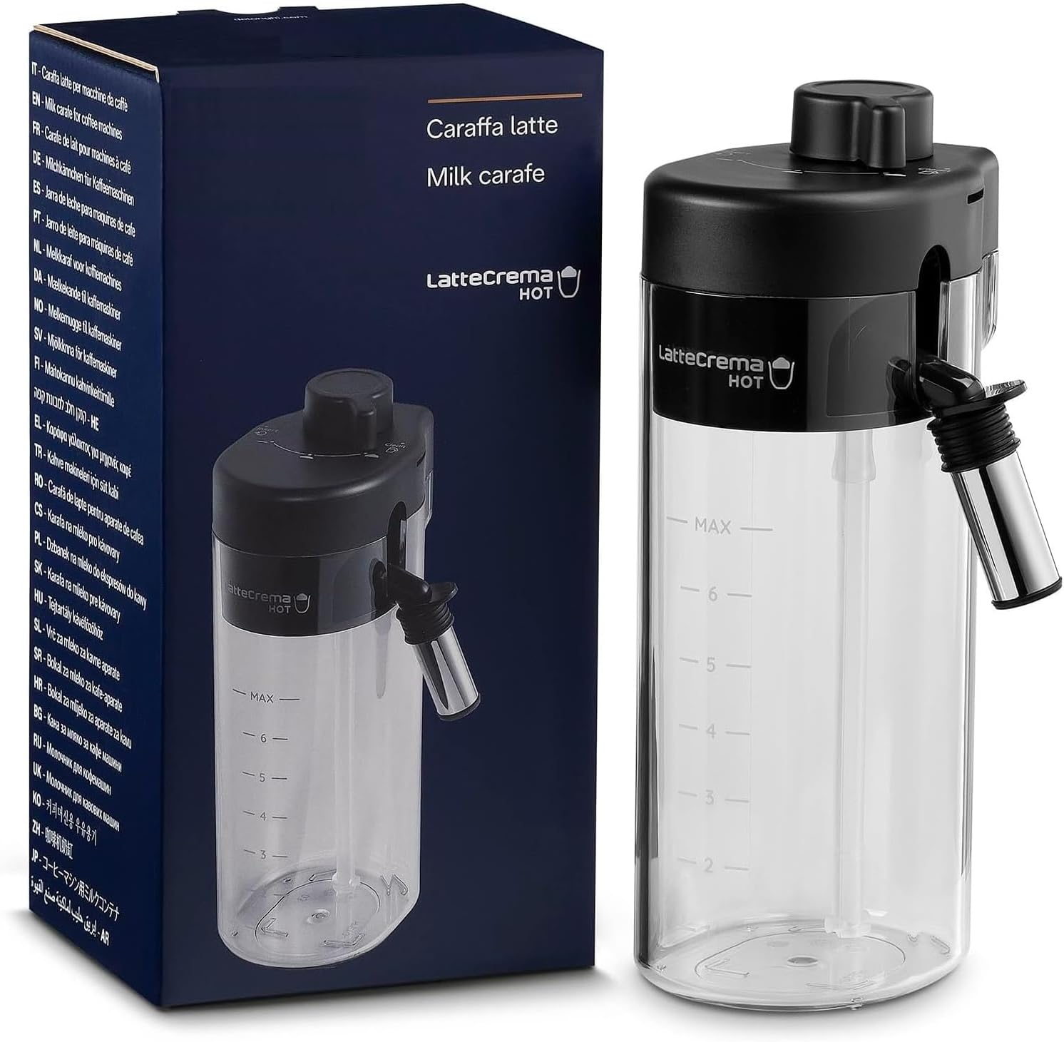 Hot Lattecream Milk Carafe Jar Jug Assy DLSC029 Compatible With Delonghi Coffee Machines