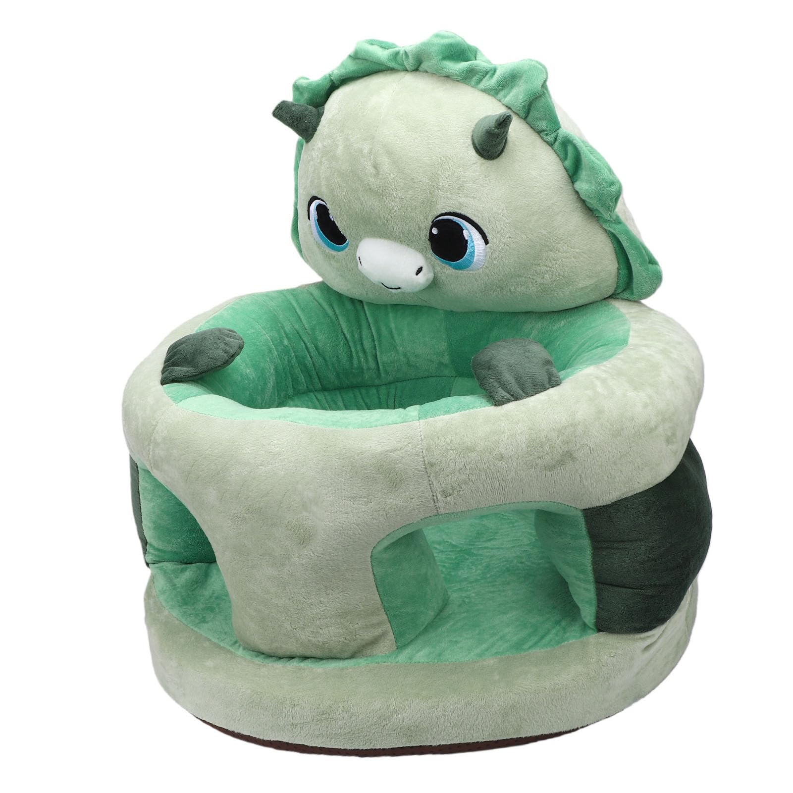 Tosuny Seggiolino da Terra per Bambino, Comodo Sedile con Supporto per lo Schienale in Morbido Peluche, Divano in Peluche con Animali dei Cartoni Animati per Bambino, Divano per Neonato con Fondo
