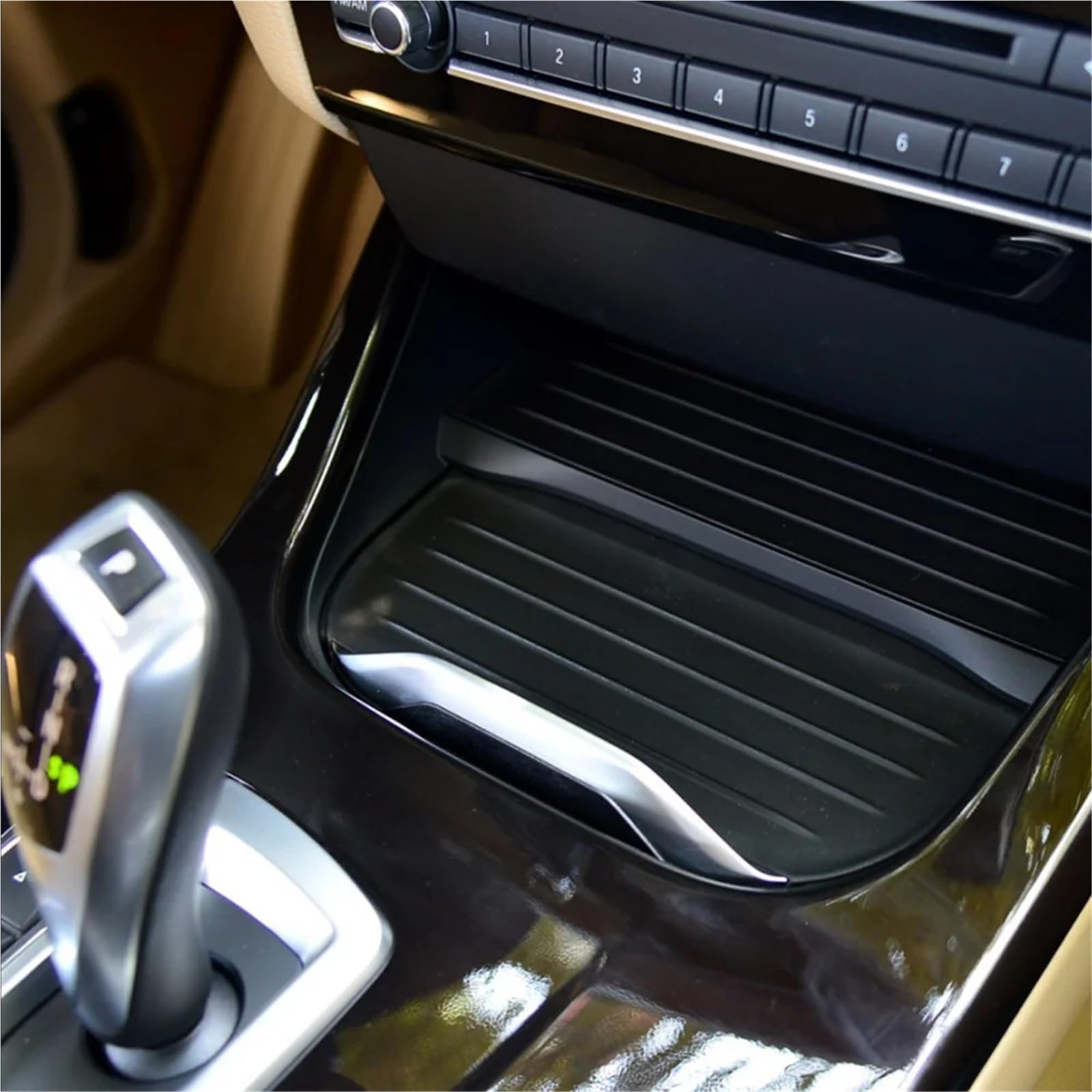 Ochrona Podłokietnika Uchwyt na kubek z wodą do konsoli samochodowej, osłona na roletę, pasuje do BMW F25 F26 X3 X4 2011-2018 51169301722 Skórzana poduszka na podłokietniki