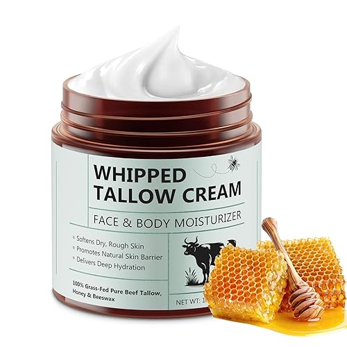 Sarga de ternera para la piel, sargo de res y bálsamo de miel, 100% puro alimentado con pasto, miel y cera de abejas, adecuado para pieles secas y