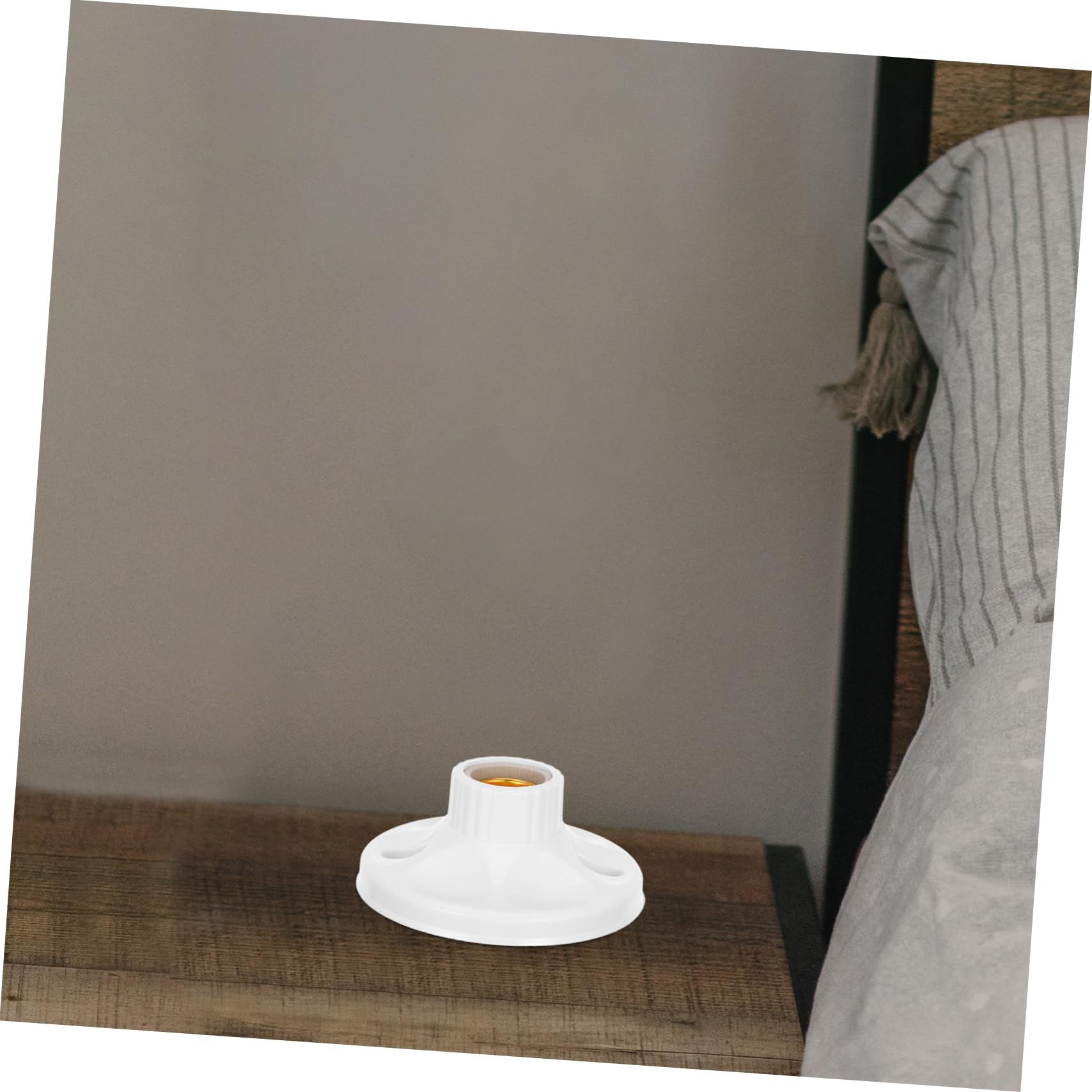 Douille de Lampe E27 à Vis, 24 Pièces, Blanc, en Pp et Cuivre-céramique, pour Luminaires Résidentiels et Décoratifs, Solide et Sûr