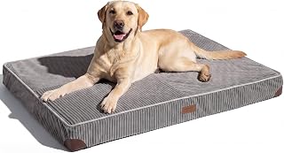 FUKUMARU Large Dog Bed, Thickened Waterproof Dog Mat with Washable Cover