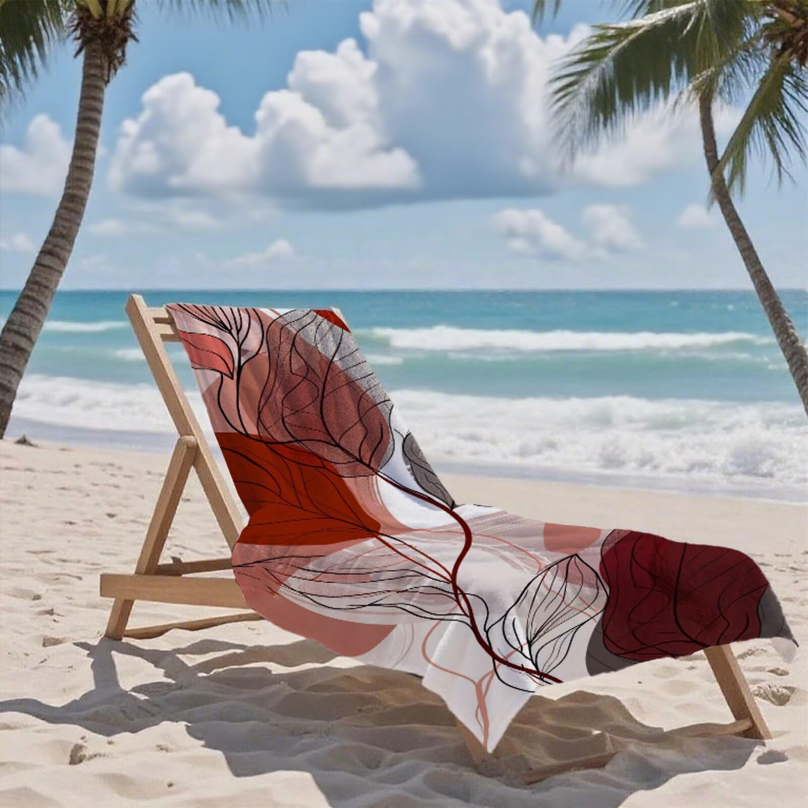 Telo Mare Grande 220x100 cm Asciugamano Palestra Asciugatura Rapida, Telo Mare Microfibra Anti-Sabbia, Morbido & Assorbente, Compatto & Leggero, per Viaggi, Piscina, Sport, Palestra, Campeggio Y2-585