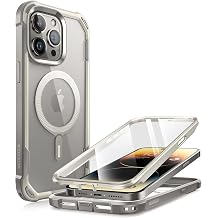 i-Blason for iPhone 15 Pro Max Case MagSafe with Screen Protector, Gray