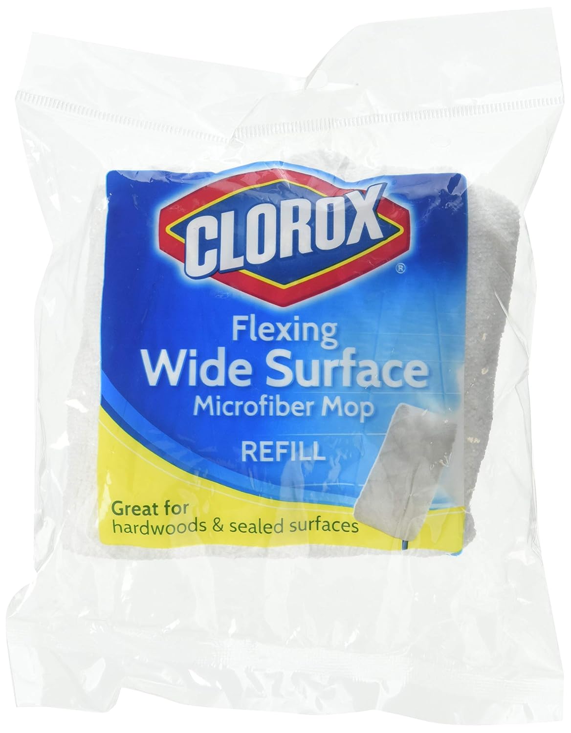 Clorox Flexing Wide Surface Microfiber Mop Refill, 1 Ounce
