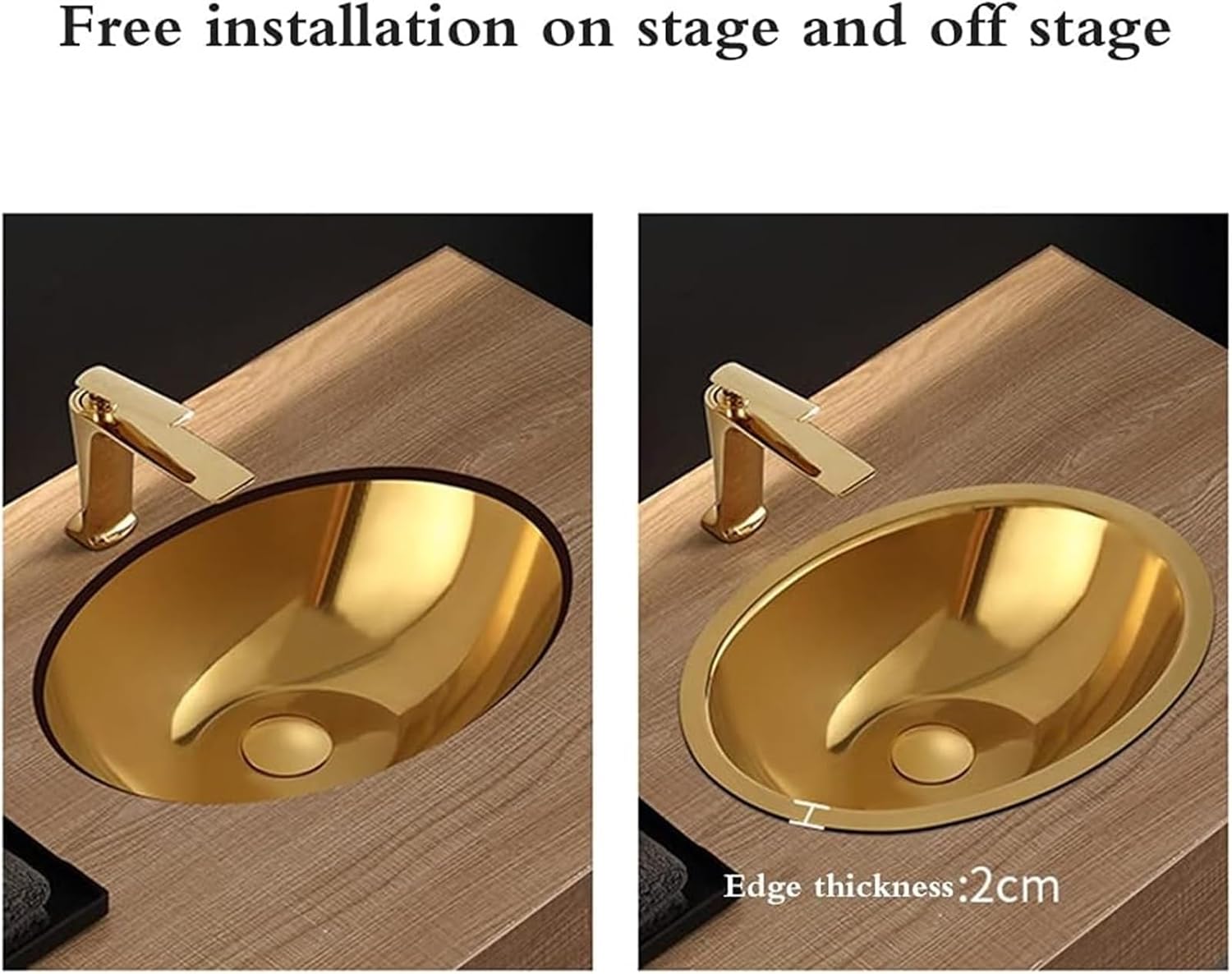 Kitchen Sink, Multi-Function Waterfall Sink, Bathroom Basin, Flush-Mounted/Counter-Mounted, Suitable for Rv, Bar