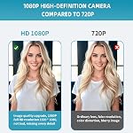 Webcam with Microphone and Speaker, 1080P Webcam for Computer Computer, Laptop, USB Camera with Physical Privacy Cover, Plug and Play, Streaming Webcam